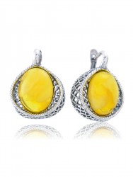 Серьги "Винтаж Дуо" 6136s1SerYantZhe185p165