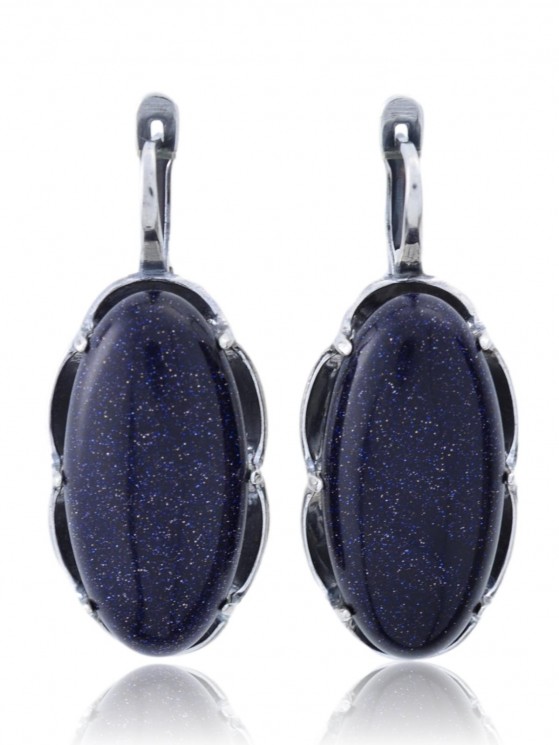 Серьги "Винтаж Дуо" 6386s1SerAvanSin215g1376