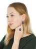 Серьги "Винтаж Дуо" 5601s1SerLazuSin165p334