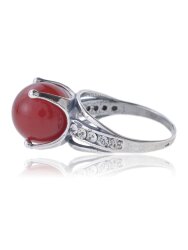 Кольцо "Винтаж Дуо" 4925s2KolSerdKor85p134