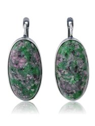Серьги "Винтаж Дуо" 5277s1SerTsoiZel185p316