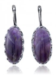 Серьги "Винтаж Дуо" 5739s1SerAmetSir1851266