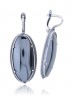 Серьги "Винтаж Дуо" 6326s1SerGemaChe215g180