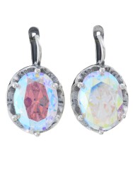 Серьги "Винтаж Дуо" 7617s1SerFianRaz265g42