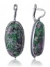 Серьги "Винтаж Дуо" 5861s1SerTsoiZel235g180