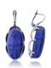 Серьги "Винтаж Дуо" 6388s1SerLazuSin215g1376