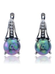 Серьги "Винтаж Дуо" 4927s1SerZhemChe170p134