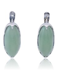 Серьги "Винтаж Дуо" 5021s1SerNefrZel145p116