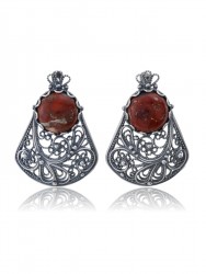Серьги "Винтаж Дуо" 7168s1SerYashKor185p340