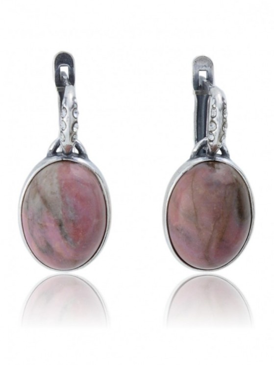 Серьги "Винтаж Дуо" 5911SerRodoRoz195g15001