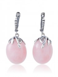 Серьги "Винтаж Дуо" 6276s1SerKvarRoz300p198-2