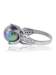 Кольцо "Винтаж Дуо" 4927s2KolZhemChe85p134