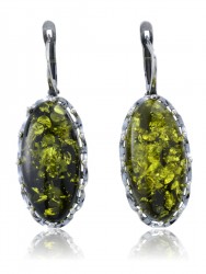 Серьги "Винтаж Дуо" 5741s1SerYantZel1851266
