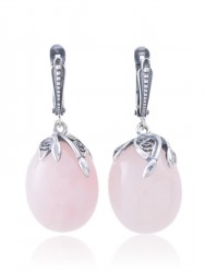 Серьги "Винтаж Дуо" 6276s1SerKvarRoz300p198-3
