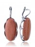 Серьги "Винтаж Дуо" 6389s1SerAvanKor215g1376