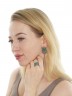Серьги "Винтаж Дуо" 7169s1SerNefrZel185p340