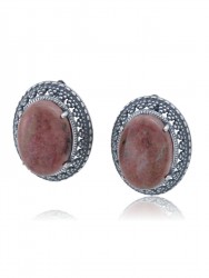 Серьги "Винтаж Дуо" 5507s1SerRodoKor165p338