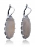 Серьги "Винтаж Дуо" 5742s1SerAgatSer1851266