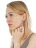 Серьги "Винтаж Дуо" 5742s1SerAgatSer1851266