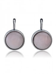 Серьги "Винтаж Дуо" 5790s1SerKvarRoz185g050