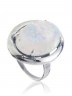 Кольцо "Винтаж Дуо" 6012KolOpalBel100p298