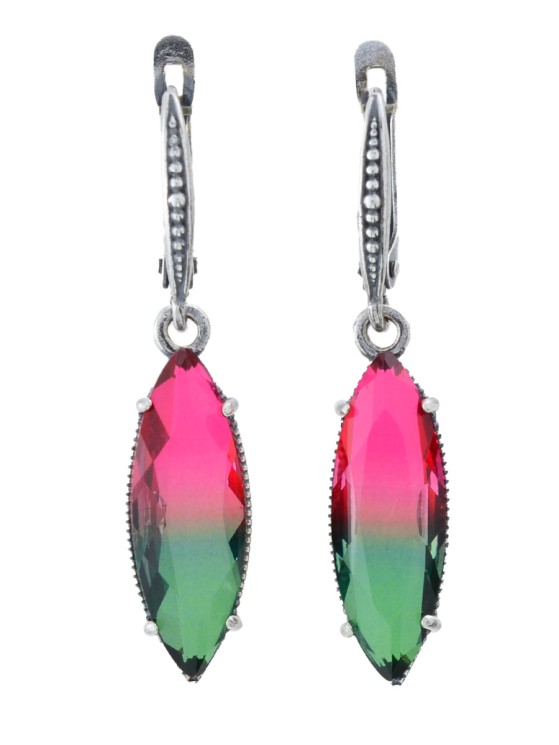 Серьги "Винтаж Дуо" 7620s1SerYuveKra265g996
