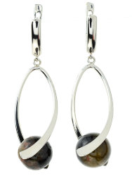Серьги "Брайт Стар" 4369SerTrmZel190BrSt