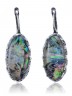 Серьги "Винтаж Дуо" 5743s1SerPerlZel1851266
