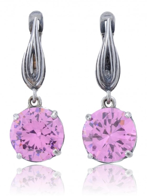 Серьги "Винтаж Дуо" 5969s1SerFianRoz220g1022