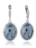Серьги "Винтаж Дуо" 5145s1SerGemaChe165g1127