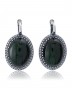 Серьги "Винтаж Дуо" 5606s1SerAvanChe165p334