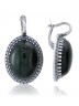 Серьги "Винтаж Дуо" 5606s1SerAvanChe165p334