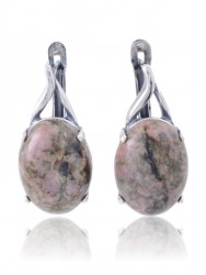 Серьги "Винтаж Дуо" 6280s1SerRodoSer185p318
