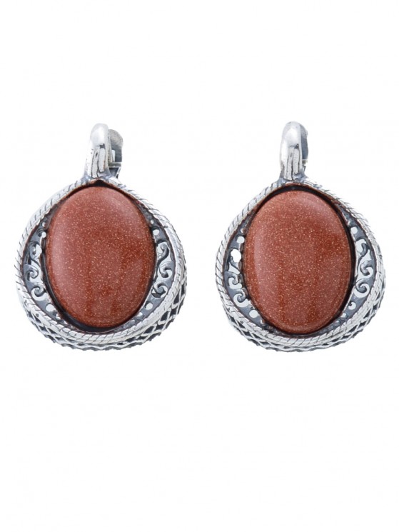 Серьги "Винтаж Дуо" 6846s1SerAvanKor185p165