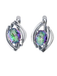 Серьги "Винтаж Дуо" 7422s1SerFianRaz185g1121