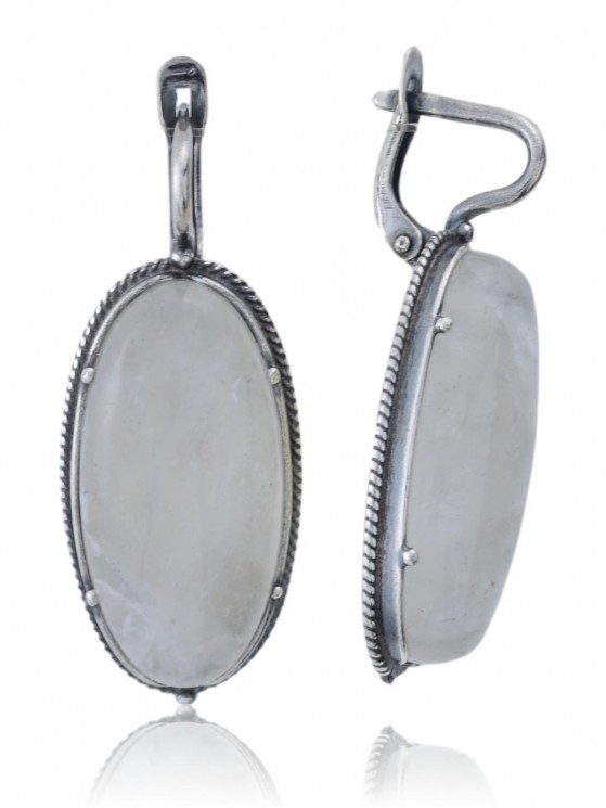 Серьги "Винтаж Дуо" 5865s1SerKhruPro235g180