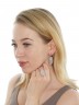 Серьги "Винтаж Дуо" 5865s1SerKhruPro235g180