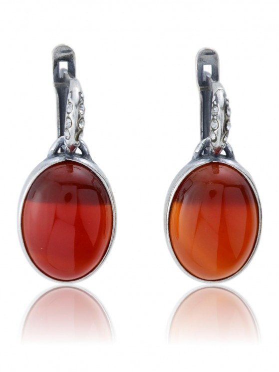 Серьги "Винтаж Дуо" 5916s1SerSerdKor195g15001