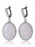 Серьги "Винтаж Дуо" 5146s1SerKvarRoz165g1127