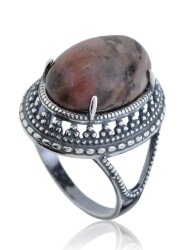 Кольцо "Винтаж Дуо" 5509s2KolRodoKor85p338