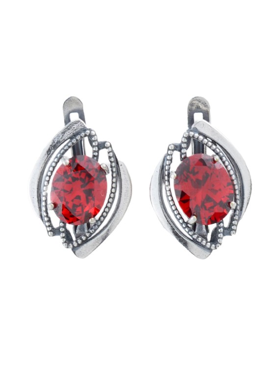 Серьги "Винтаж Дуо" 7423s1SerFianKra185g1121