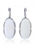 Серьги "Винтаж Дуо" 6393s1SerPerlBel215g1376