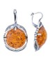 Серьги "Винтаж Дуо" 6546s1SerYantOra255g146