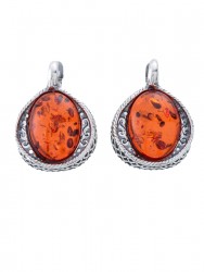 Серьги "Винтаж Дуо" 6848s1SerYantOra185p165
