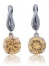 Серьги "Винтаж Дуо" 5972s1SerFianBzh220g1022