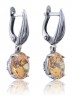 Серьги "Винтаж Дуо" 5972s1SerFianBzh220g1022