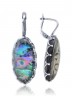 Серьги "Винтаж Дуо" 6194s1SerGeliSin215g1266