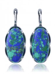 Серьги "Винтаж Дуо" 6394s1SerAzurSin215g1376