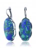 Серьги "Винтаж Дуо" 6394s1SerAzurSin215g1376