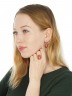 Серьги "Винтаж Дуо" 5609s1SerAvanKor165p334